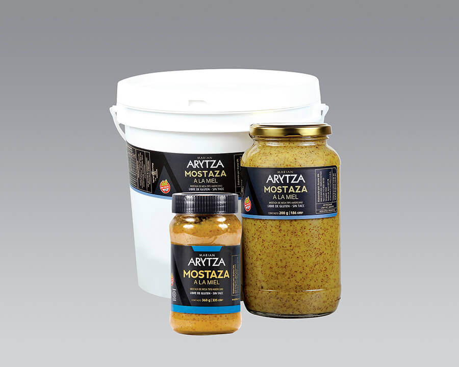 HONEY MUSTARD 100 NATURAL. Gluten free in Food Services bucket of 4,5